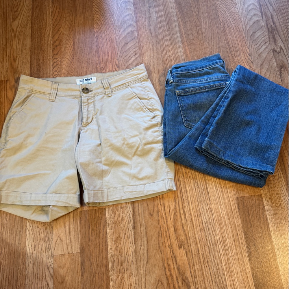 Old Navy Sweetheart Jeans And Shorts Bundle